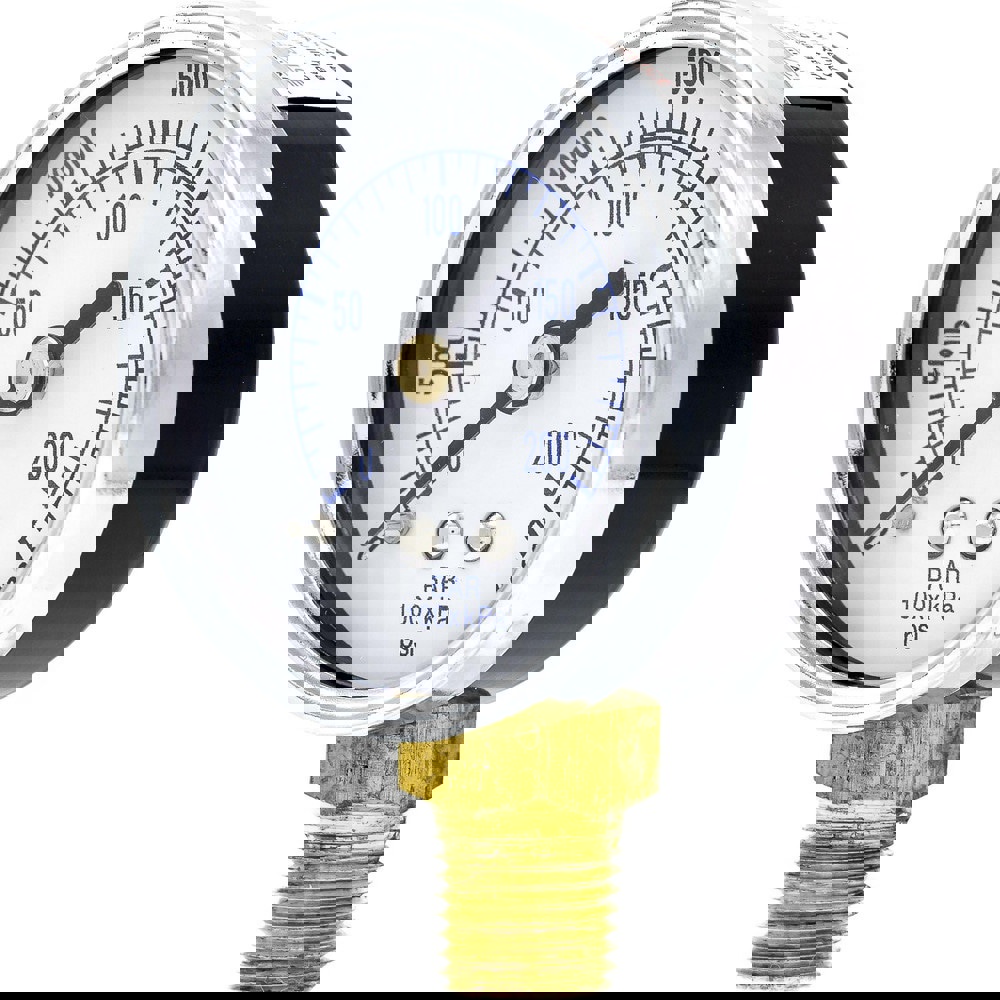 Pressure Gauges; Gauge Type: Utility Gauge ; Scale Type: Dual ; Accuracy (%): 3-2-3% ; Dial Type: Analog ; Thread Type: 1/4